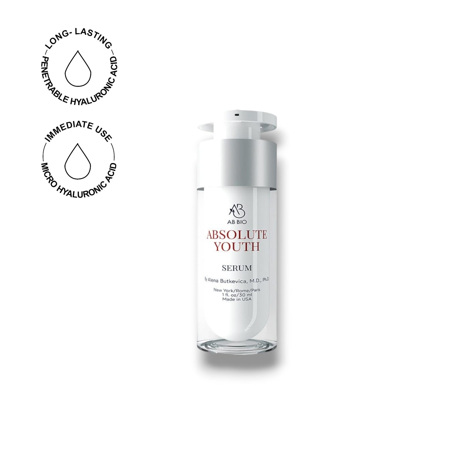 ABSOLUTE YOUTH SERUM for Women–Smoothing and Anti-Aging